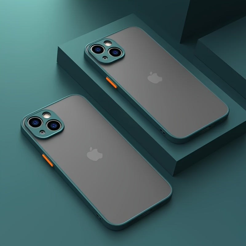 2pcs Funda para Teléfono Móvil con Sensación de Piel Material PC Adecuada para iPhone 11 13 12 14 15 Pro Max Mini Funda Antigolpes para Teléfono Móvil Adecuada para iPhone XS Max X XR 6 15 7 8 Plus