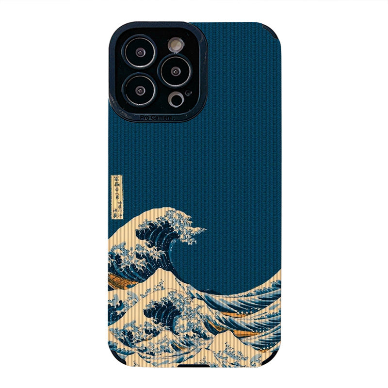 FUNDA OLAS para Iphone 16 Pro Max, Iphone 15 Pro Max/14/16 Plus/15/13 Pro/12/11/7/11 Pro/X/Xr/Xs Max