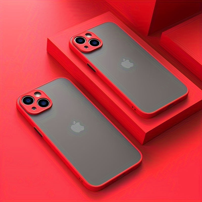 2pcs Funda para Teléfono Móvil con Sensación de Piel Material PC Adecuada para iPhone 11 13 12 14 15 Pro Max Mini Funda Antigolpes para Teléfono Móvil Adecuada para iPhone XS Max X XR 6 15 7 8 Plus