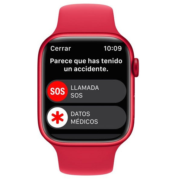 APPLE WATCH SERIE 8 41MM ALUMINIO SPORT BAND ROJO