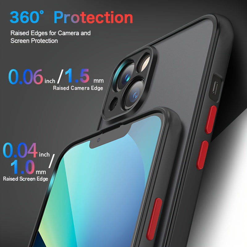 Funda de teléfono con armadura de carga inalámbrica magnética con tacto de piel mate de lujo para iPhone 11/12/13/14/15/16 Pro Max Plus Botón de contraste a prueba de golpes Protección de cámara de PC Carcasa rígida