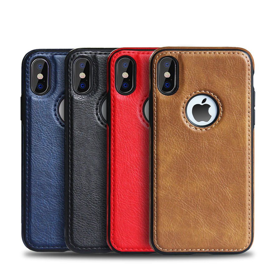 Slim PU Leather Case for iPhone