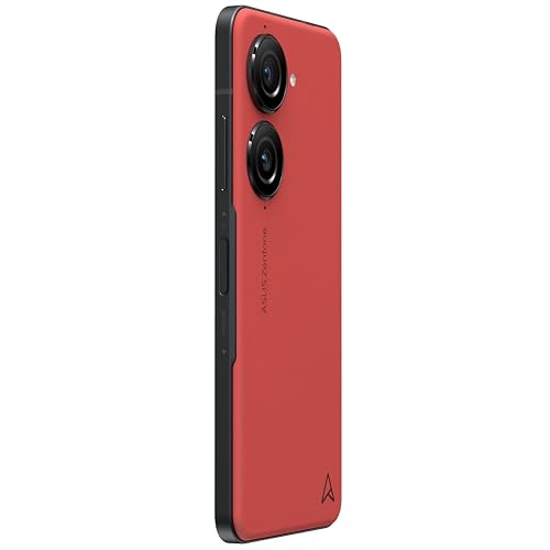 ASUS Zenfone 10, Red, 256GB Storage and 8GB RAM, EU Official, Compact Size 5,9 Inches, 50MP Gimbal Camera, Snapdragon 8 Gen 2