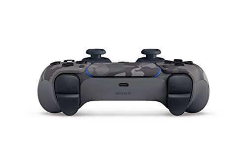 PlayStation - Mando Inalámbrico DualSense Grey Camo | Mando Original Sony para PS5 con Retroalimentación Háptica y gatillos Adaptativos - Color Camuflaje Gris