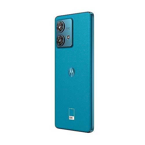 Motorola edge 40 neo, 12/256 GB, pantalla 6.55" pOLED 144Hz, IP 68, cámara 50MP ultra pixel, IOS, carga 68W TurboPower, Dolby Atmos® audio, Android 13, batería 5000 mAh, dual SIM, Azul (Versión ES/PT)