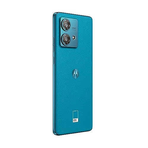 Motorola edge 40 neo, 12/256 GB, pantalla 6.55" pOLED 144Hz, IP 68, cámara 50MP ultra pixel, IOS, carga 68W TurboPower, Dolby Atmos® audio, Android 13, batería 5000 mAh, dual SIM, Azul (Versión ES/PT)