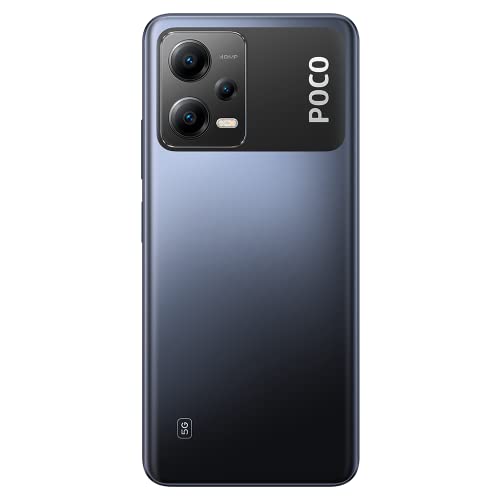 Xiaomi Poco X5 5G, auriculares intraurales, 6,67 pulgadas, pantalla AMOLED DotDisplay, 256 GB, 8 GB RAM, 120 Hz, Full HD, negro (Versión Global)