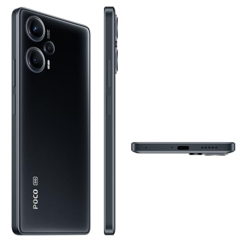 Xiaomi Poco F5 Teléfono inteligente 12 GB y 256 GB Snapdragon 7+ Gen 2, 6,67 pulgadas, pantalla AMOLED, 120 Hz, batería de 5000 mAh, 67 W, cámara de carga rápida de 64 MP, versión global, negro