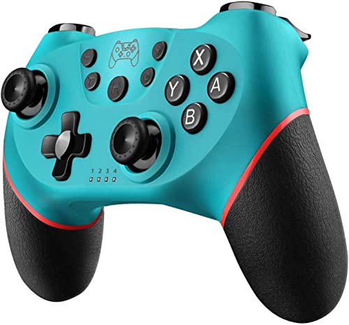 2023 UPGRADE Mando para Switch, Mandos Switch Inalambricos para Switch/Switch Lite/Switch OLED con Wake Up, Mando Pro Controller Mando pc con Gyro Axis/Dual Shock/ Función Turbo y Captura de pantalla