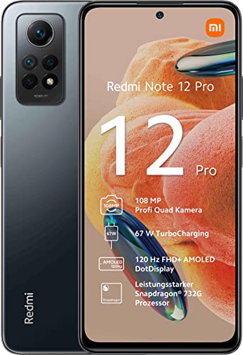 Smartphone Xiaomi Redmi Note 12 Pro 8GB/ 256GB/ 6.67"/ Negro Medianoche