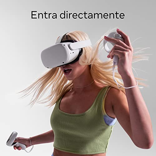 Meta Quest 2 - Gafas de realidad virtual avanzada, todo en uno, 128 GB