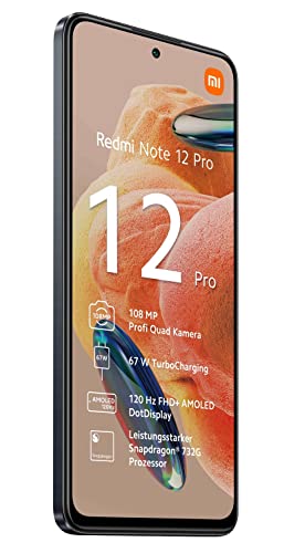 Smartphone Xiaomi Redmi Note 12 Pro 8GB/ 256GB/ 6.67"/ Negro Medianoche