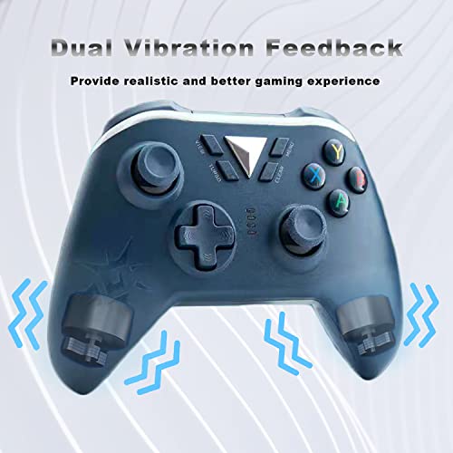 Mando inalámbrico para Xbox One, Controlador Compatible con Xbox One, Xbox One S, Xbox One X, Xbox Series X, Wireless Controller PS3 y Windows PC Gamepad (Blue)