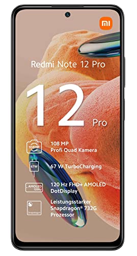 Smartphone Xiaomi Redmi Note 12 Pro 8GB/ 256GB/ 6.67"/ Negro Medianoche