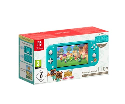 Nintendo Switch Lite Turquesa ed. Animal Crossing + Animal Crossing New Horizons