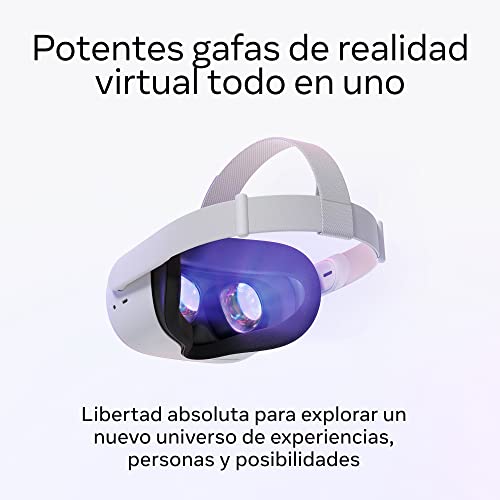 Meta Quest 2 - Gafas de realidad virtual avanzada, todo en uno, 128 GB