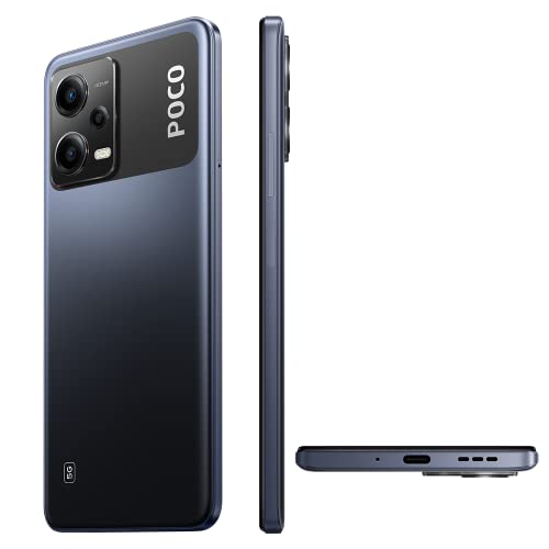 Xiaomi Poco X5 5G, auriculares intraurales, 6,67 pulgadas, pantalla AMOLED DotDisplay, 256 GB, 8 GB RAM, 120 Hz, Full HD, negro (Versión Global)