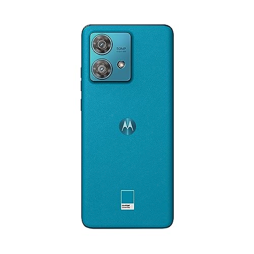 Motorola edge 40 neo, 12/256 GB, pantalla 6.55" pOLED 144Hz, IP 68, cámara 50MP ultra pixel, IOS, carga 68W TurboPower, Dolby Atmos® audio, Android 13, batería 5000 mAh, dual SIM, Azul (Versión ES/PT)