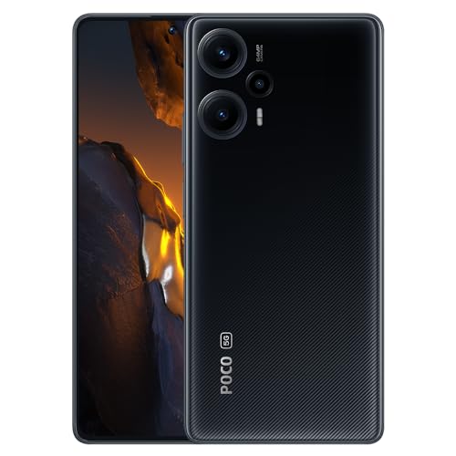 Xiaomi Poco F5 Teléfono inteligente 12 GB y 256 GB Snapdragon 7+ Gen 2, 6,67 pulgadas, pantalla AMOLED, 120 Hz, batería de 5000 mAh, 67 W, cámara de carga rápida de 64 MP, versión global, negro