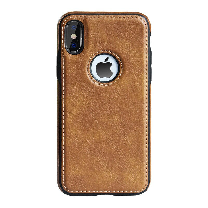 Slim PU Leather Case for iPhone