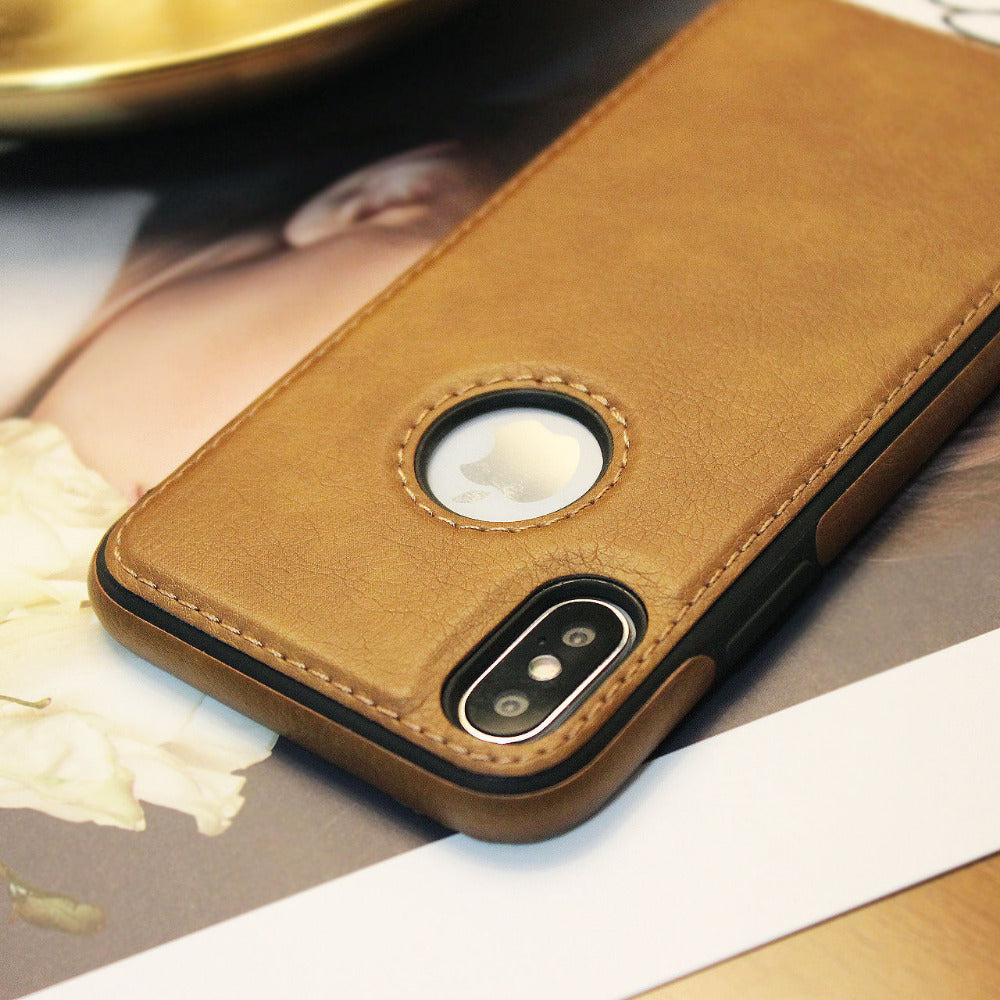 Slim PU Leather Case for iPhone