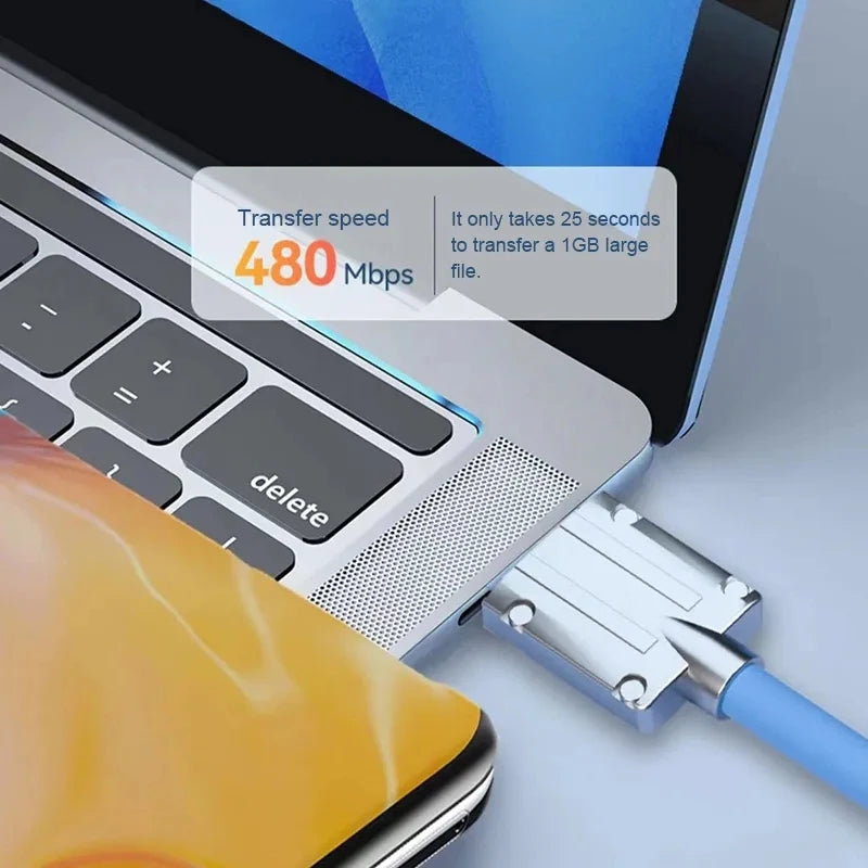 Cable Micro USB de carga rápida para teléfono móvil, accesorio Universal de aleación suave, 120W, 7A, para Android