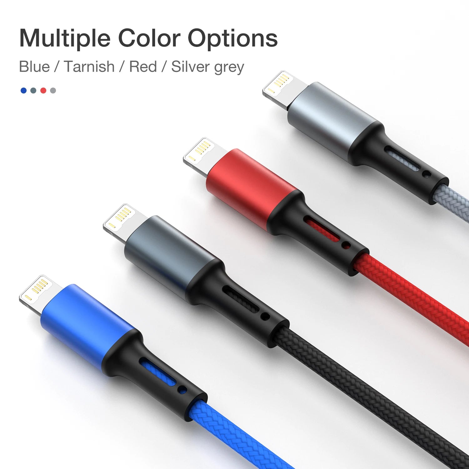 Cable USB de carga rápida para teléfono móvil, Cable de carga de datos de 3m para iPhone 13, 12, 11 Pro, X, Max, 6, 6s, 7, 8 Plus, Apple iPad Origin