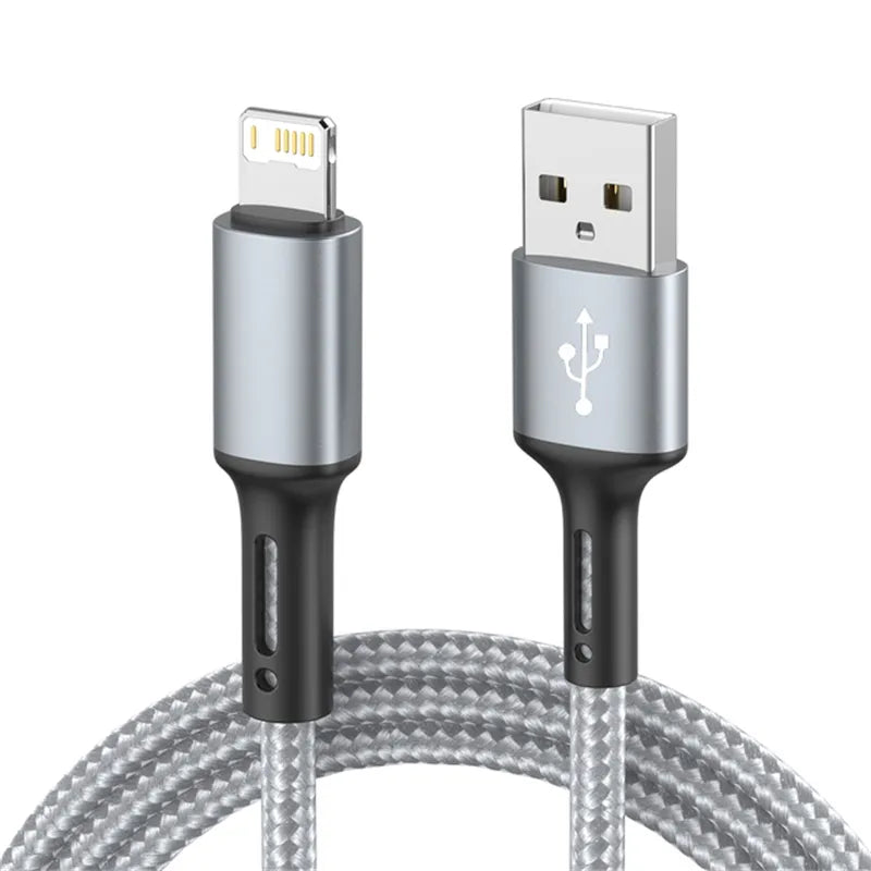 Cable USB de Carga Rápida para Teléfono Móvil: Carga Eficiente y Longitud Variada