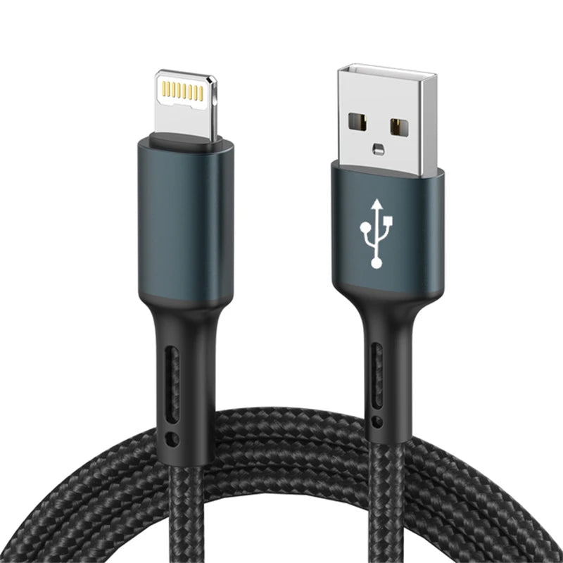 Cable USB de Carga Rápida para Teléfono Móvil: Carga Eficiente y Longitud Variada