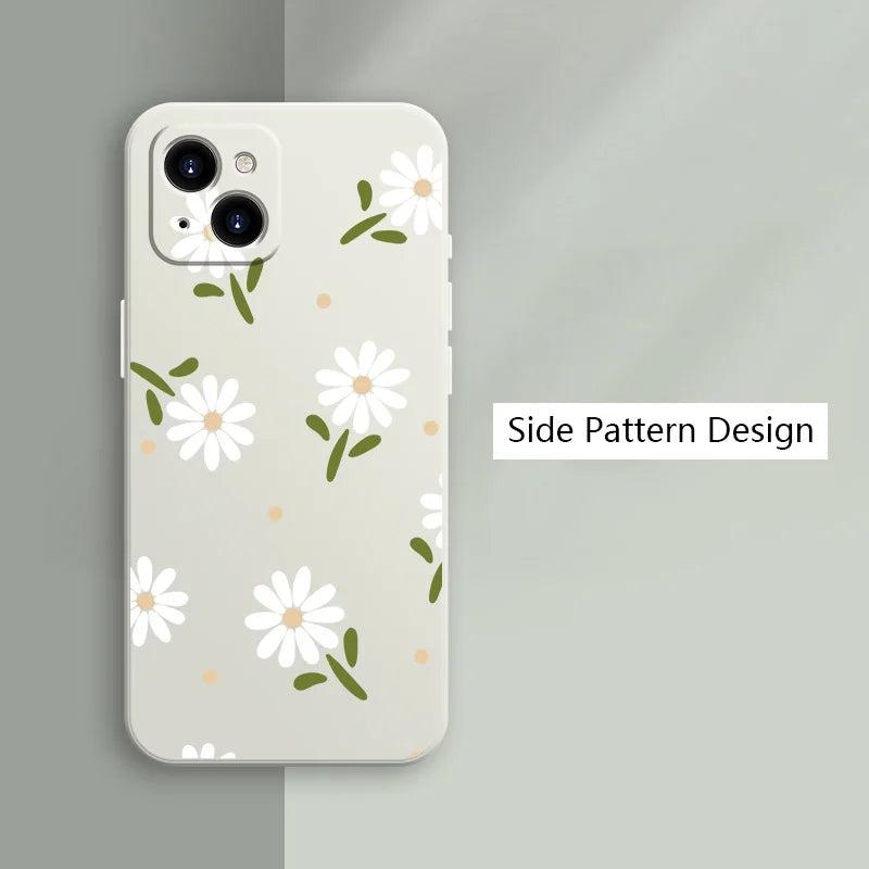 Case For Xiaomi 13 12 Lite 12T Poco F5 X5 X3 Pro Cases Cartoon Flower Matte Silicone Cover For Redmi Note 12 11 Pro Plus 10 Case