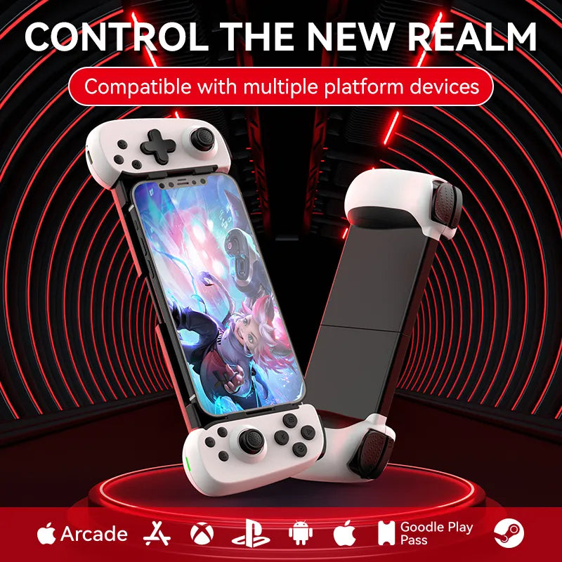 Controlador de Gaming extensible inalámbrico D6, almohadilla de Joystick Compatible con teléfono Android, accesorios de juego