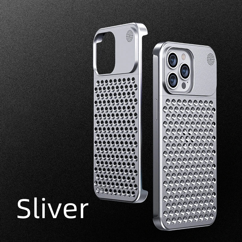 Funda de aluminio para IPhone 15 14 13