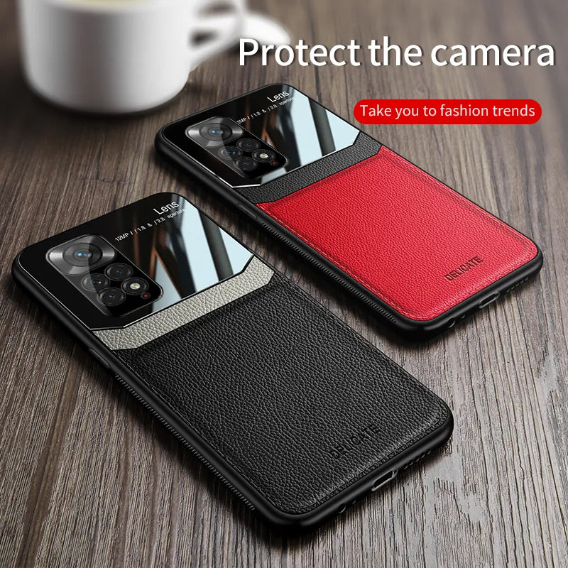 Funda de Cuero PU para Xiaomi Redmi Note 11 Pro: Estilo y Protección en un Solo Producto