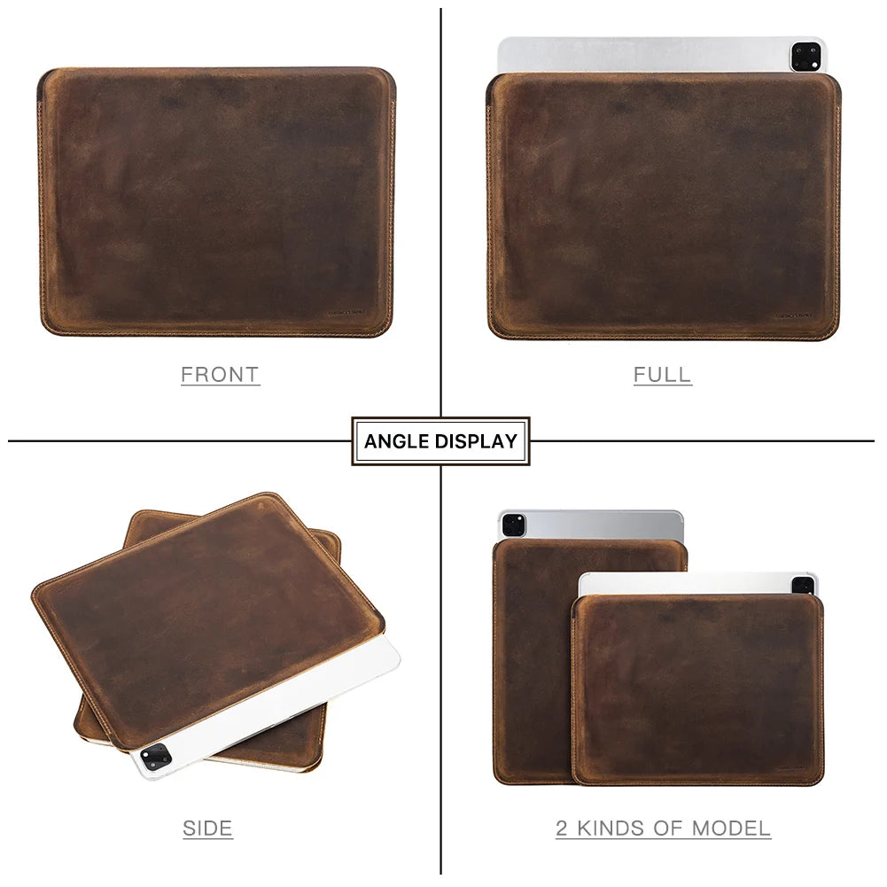 Funda de Cuero para iPad Pro 11, iPad Air 5, iPad Air 4, iPad Pro 12.9, iPad 8th, 9th, 10th Generation, iPad Mini 6/5/4/3/2/1 - Estilo Elegante y Protección Confiable