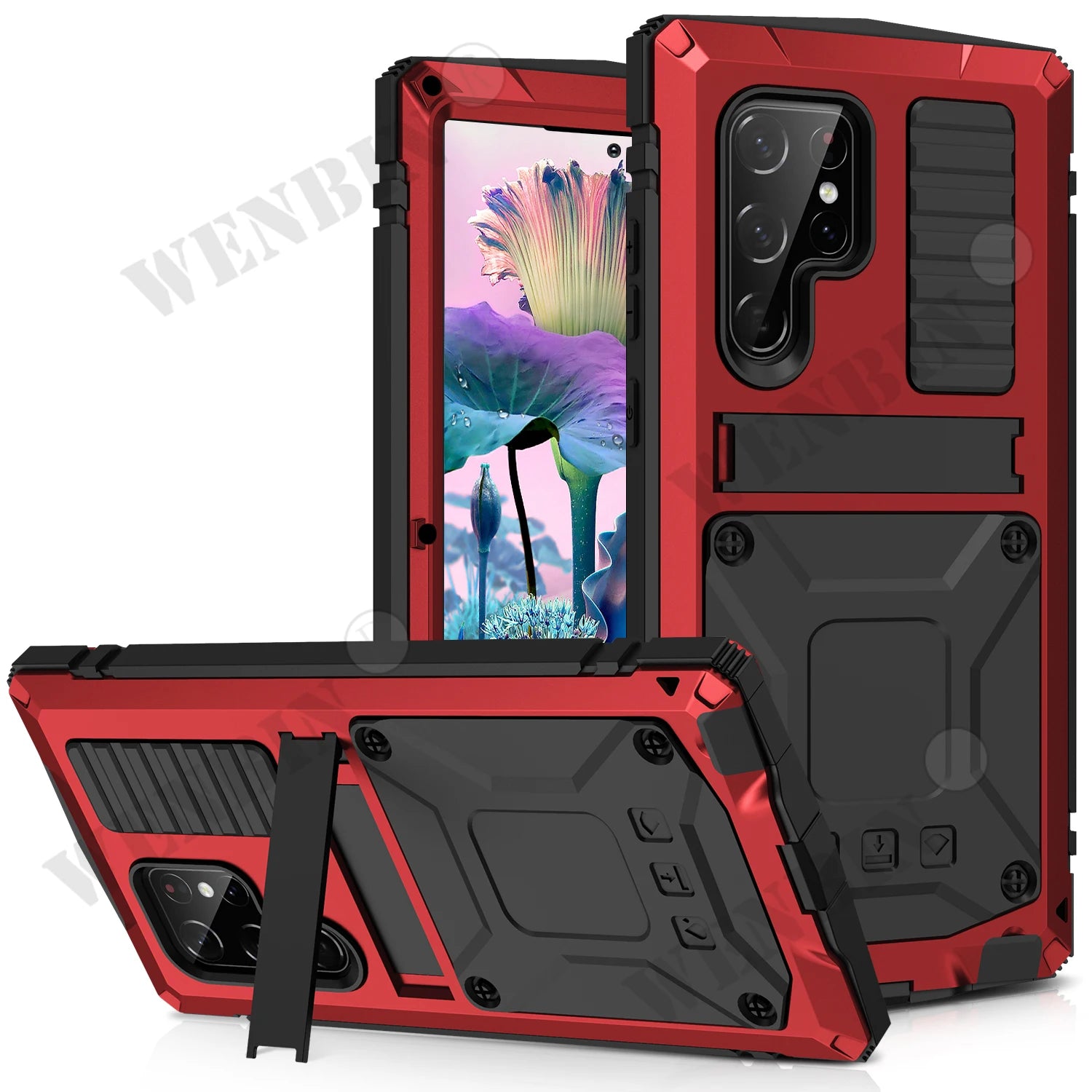 Funda premium aluminio  para Samsung S23, S22, S20, Ultra Plus, Z Fold, 4, Z Flip, 4, 3