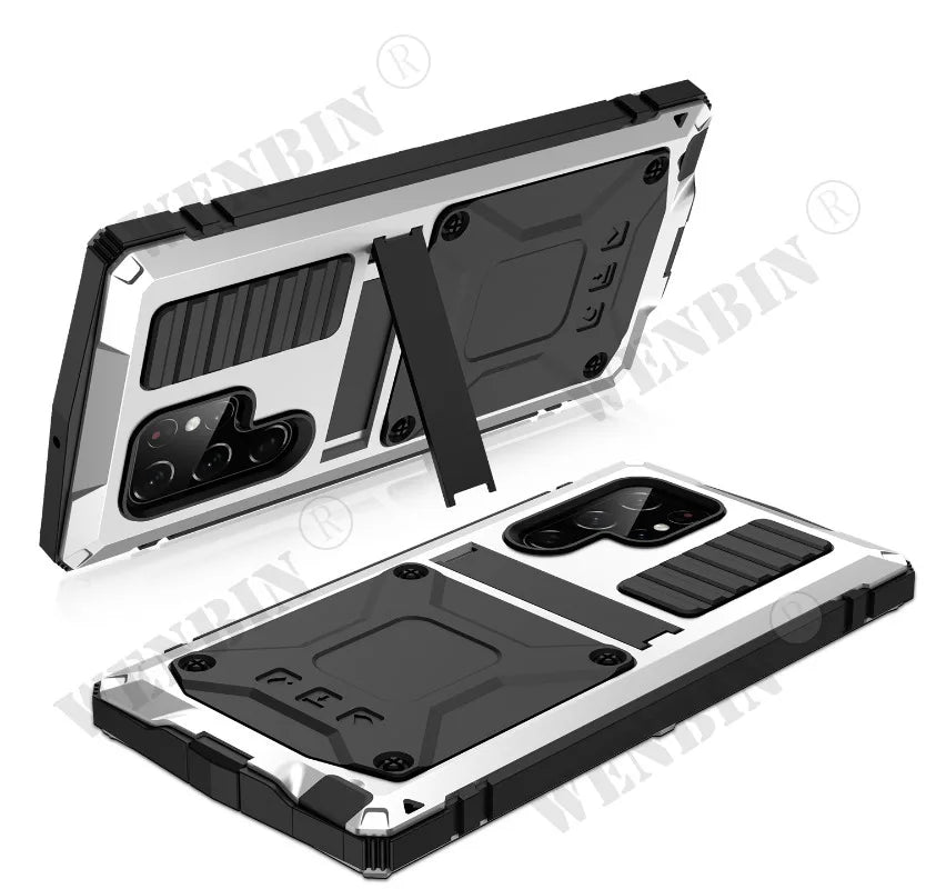 Funda premium aluminio  para Samsung S23, S22, S20, Ultra Plus, Z Fold, 4, Z Flip, 4, 3