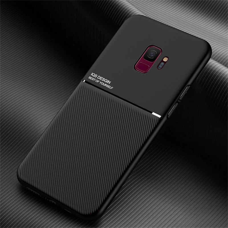 Funda de silicona para teléfono móvil, carcasa trasera magnética para Samsung Galaxy S9 Plus, S 9 Plus