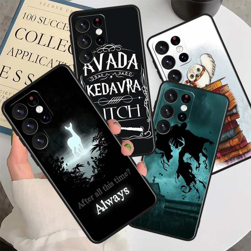 Funda "Art Cool Harry" Varita Potters para Samsung Galaxy  S23, S22, S21, S20 FE, S10, S10e, S9, S8 Ultra Plus Lite