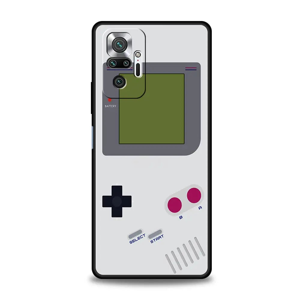 Funda de teléfono Gameboy para Xiaomi Redmi Note 12, 5G, 11, 10 Pro, 9S, 9, 8, 7, 8T, 10C, 9C, 9A, 8A, 9T, K40 Pro