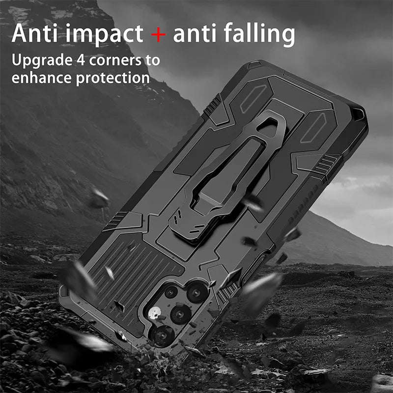 Funda ARMOR con Clip trasero Mecha  para Samsung