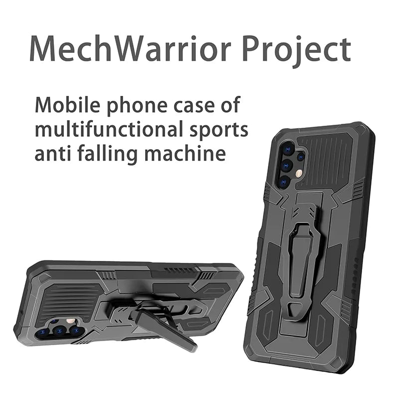 Funda ARMOR con Clip trasero Mecha  para Samsung