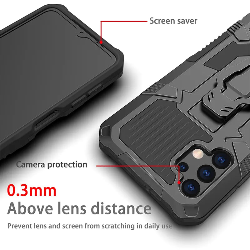 Funda ARMOR con Clip trasero Mecha  para Samsung