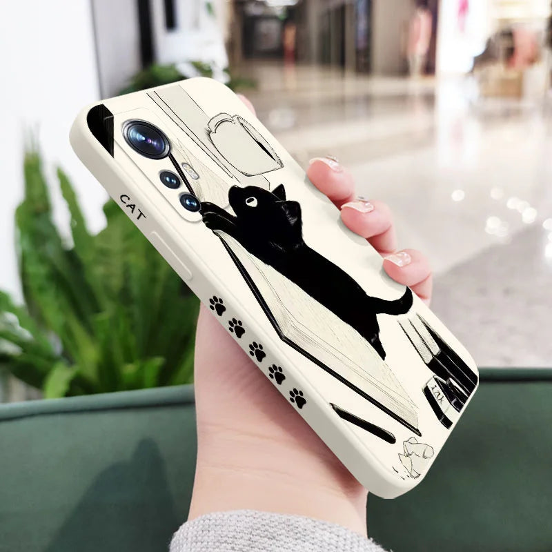 Funda de Teléfono de Gato Travieso para Xiaomi: Expresa tu Estilo y Protege tu Dispositivo