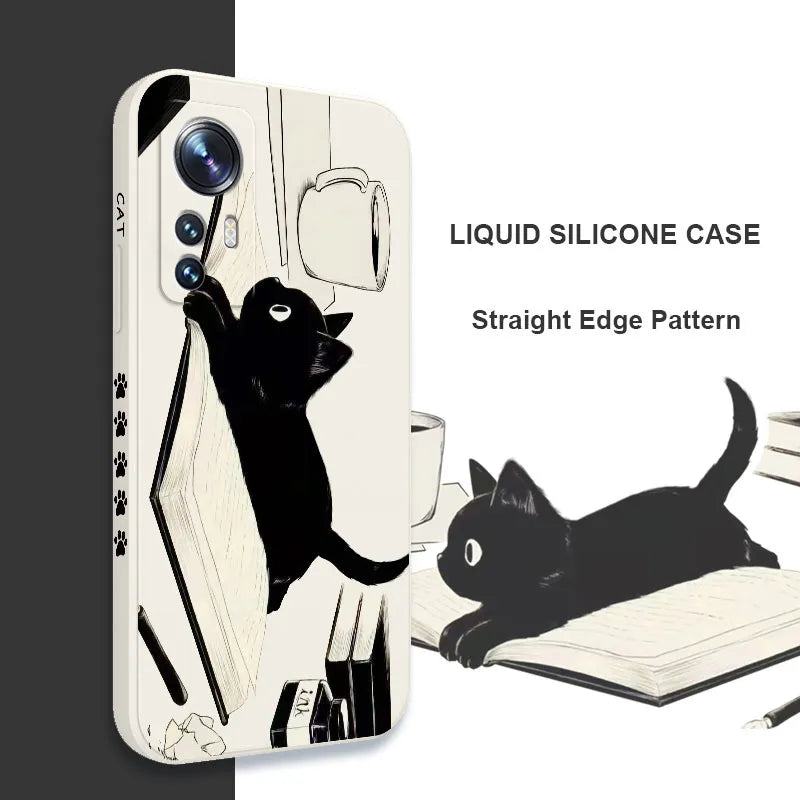 Funda de Teléfono de Gato Travieso para Xiaomi: Expresa tu Estilo y Protege tu Dispositivo