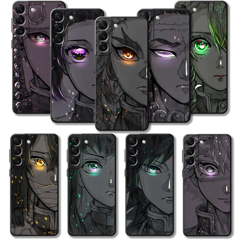 Funda Demon Slayer para Samsung Galaxy S23, S22, S21, S20 FE Ultra, S10, S9, S8 Plus, Note 20, Ultra 10Plus