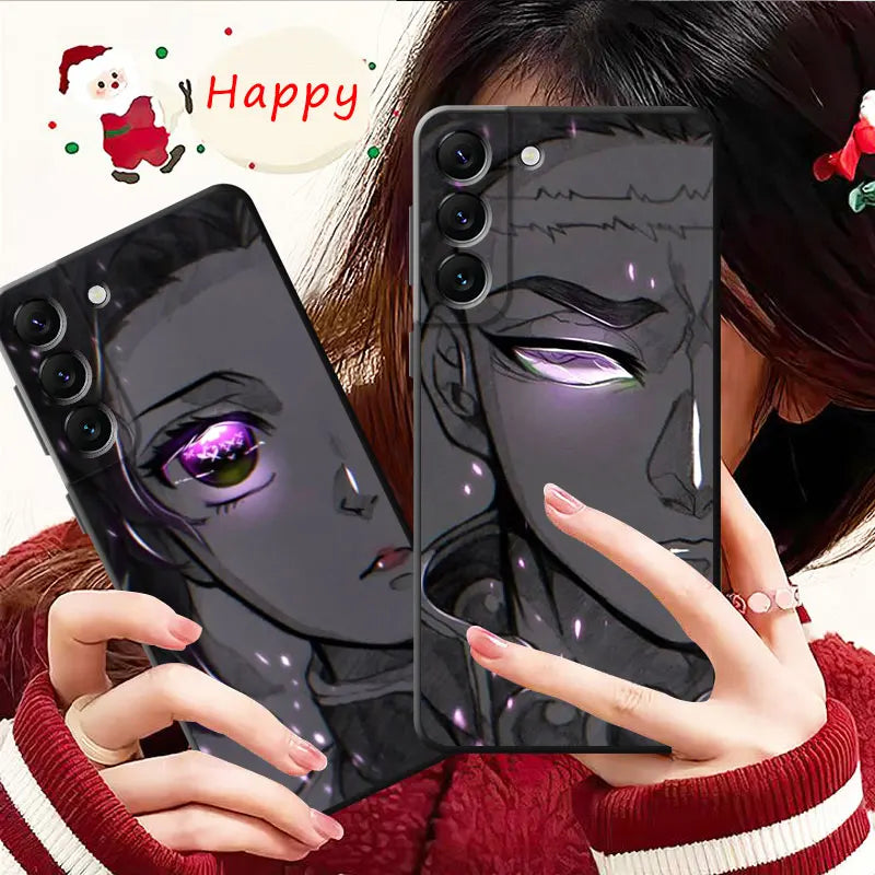 Funda Demon Slayer para Samsung Galaxy S23, S22, S21, S20 FE Ultra, S10, S9, S8 Plus, Note 20, Ultra 10Plus