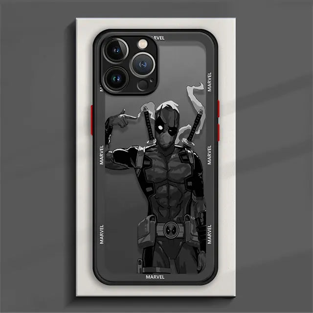 FundaMate Deadpool Marvel para Samsung Note 20 Ultra, 10 Plus, S23, S22, S21, S20 FE, S10E, S10