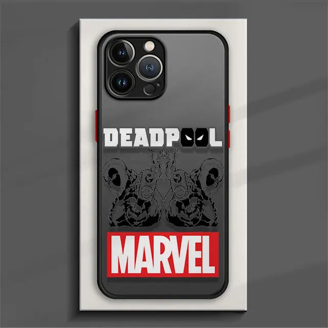 FundaMate Deadpool Marvel para Samsung Note 20 Ultra, 10 Plus, S23, S22, S21, S20 FE, S10E, S10