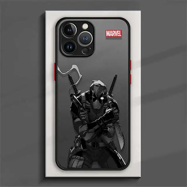 FundaMate Deadpool Marvel para Samsung Note 20 Ultra, 10 Plus, S23, S22, S21, S20 FE, S10E, S10