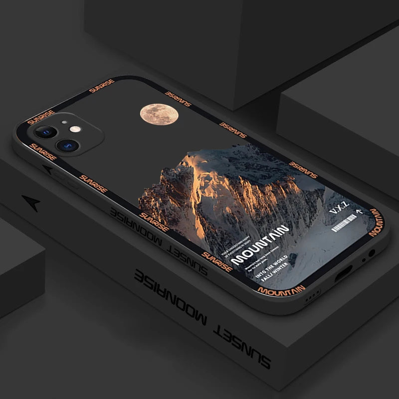 Funda e Sunset Mountain para Xiaomi Poco F5 X5 Pro X3 F3 X4 M4 Mi 13T 12T 11T 10T 12 13 11 Lite 5G NE: Estilo y Protección